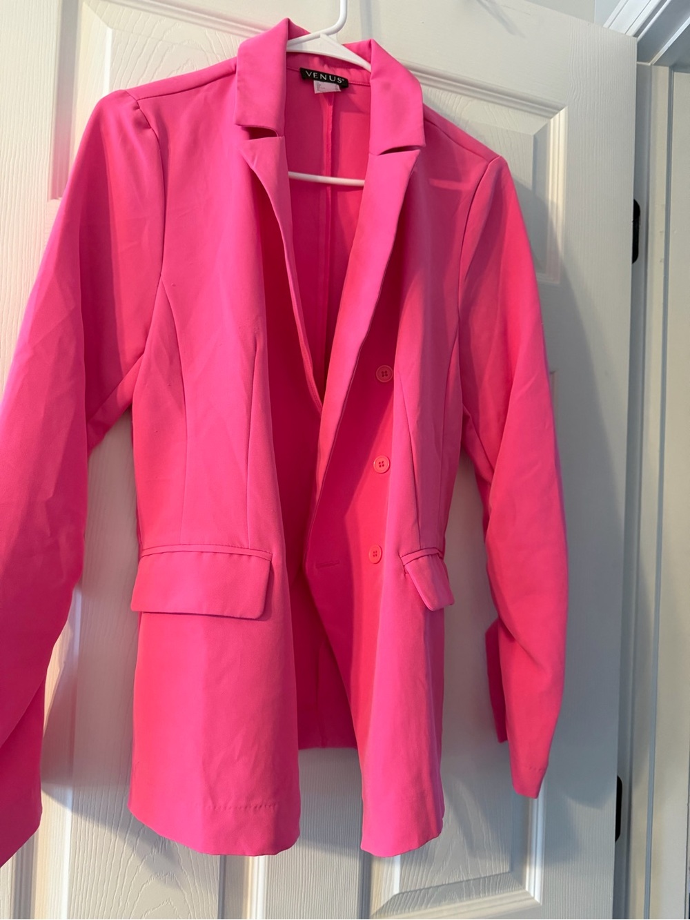 VENUS Bright Pink Tailored Blazer Jacket